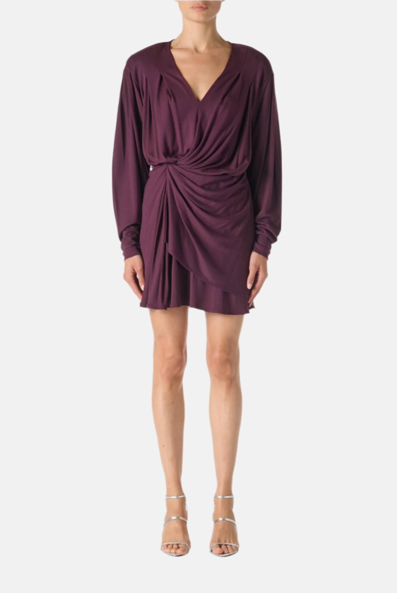 IRO Tamari, Fig, Kleid
