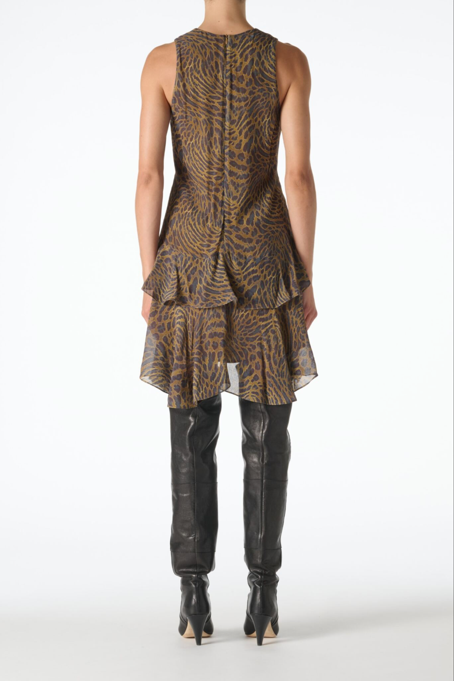 IRO Cillian, Multico Leopard Ocre, Kleid