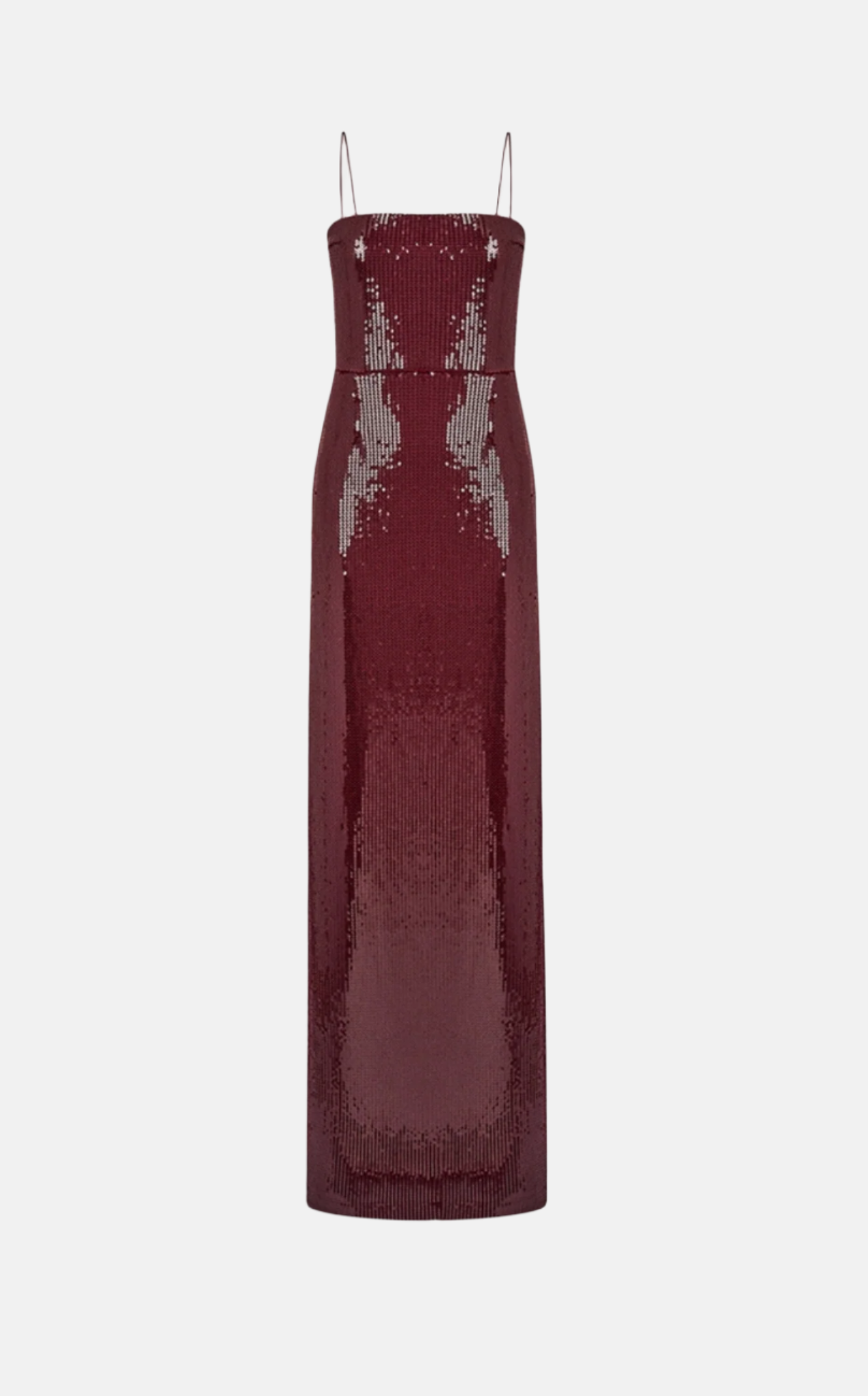 Galvan London Stargaze, Bordeaux, Kleid