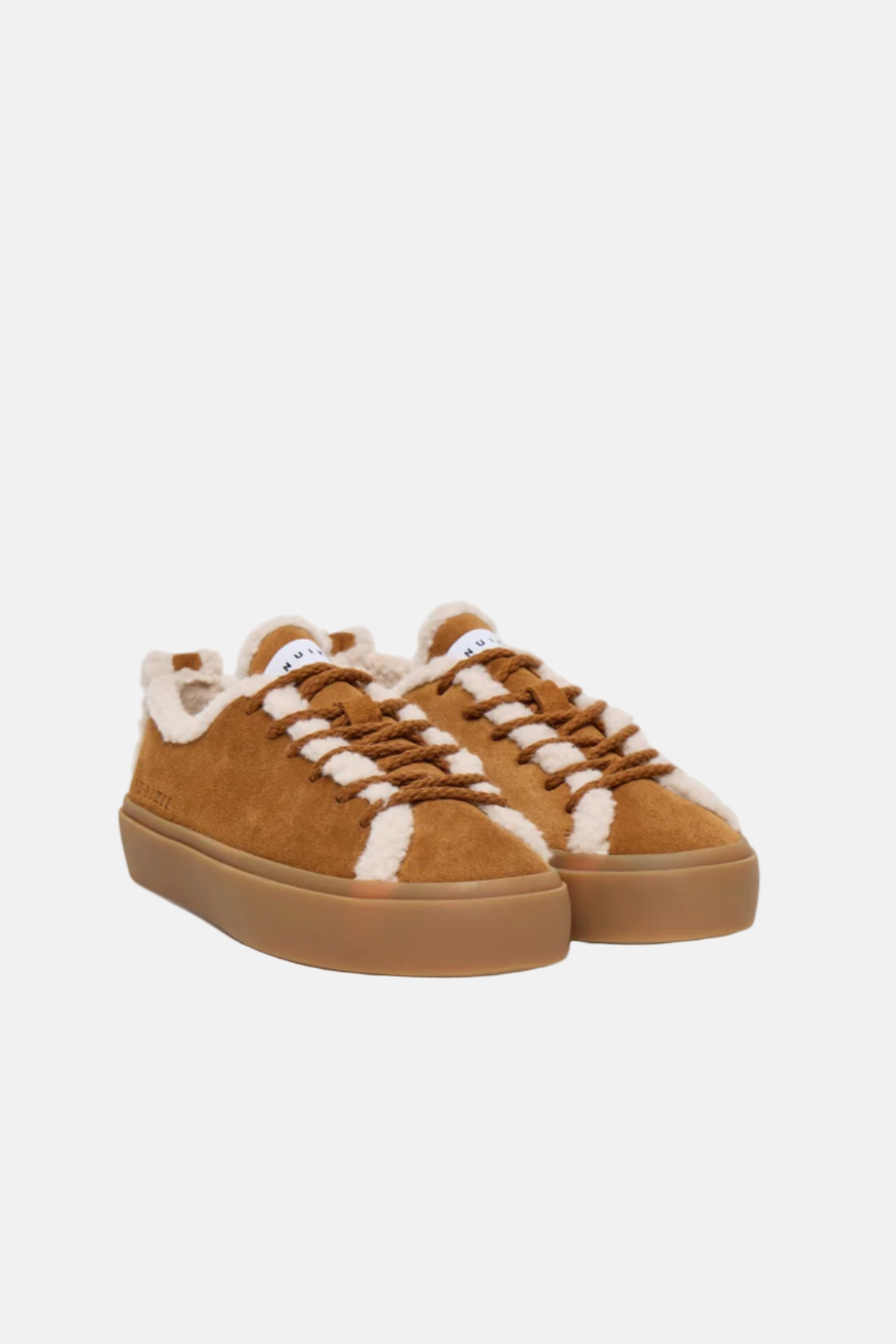 INUIKII Shearling Low, Brown, Schuhe