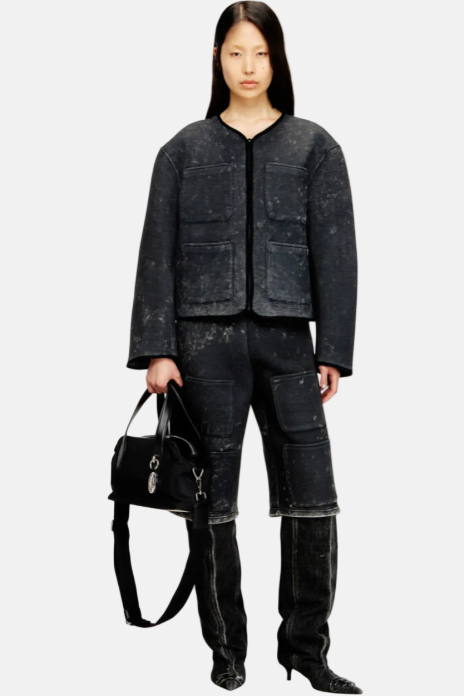 Diesel G-Tes, Dunkelgrau, Jacke