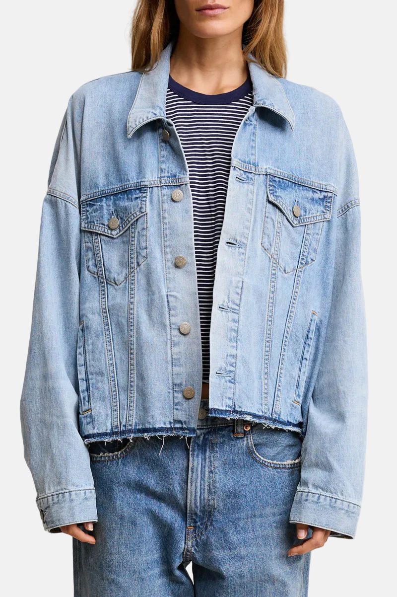 Denimist Oversized Trucker Shacket, Blau, Jacke
