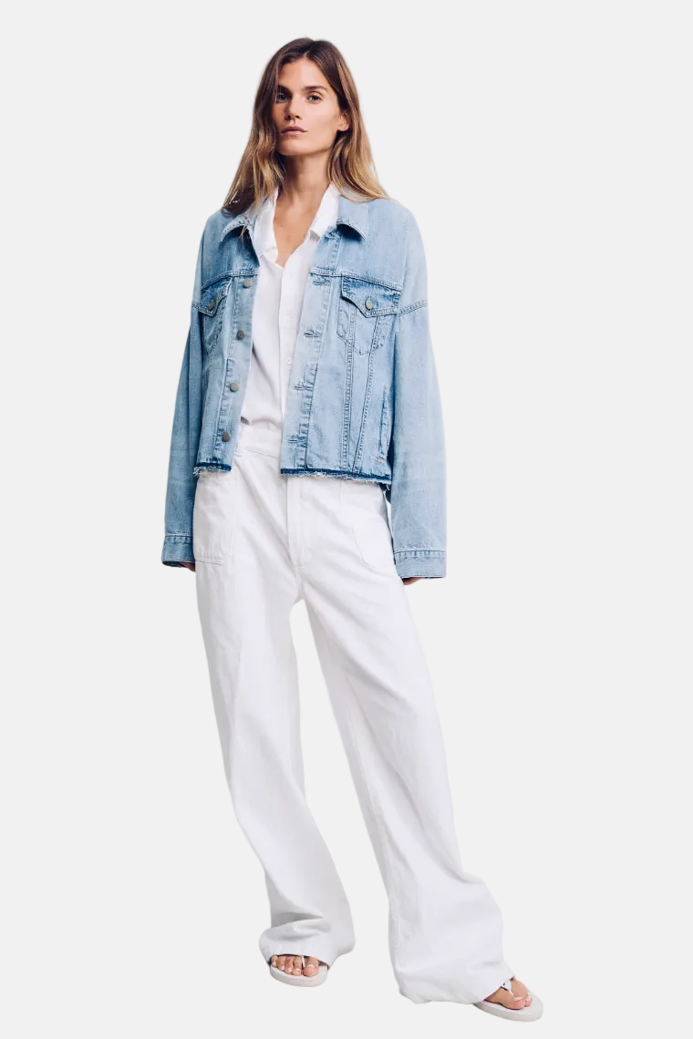 Denimist Oversized Trucker Shacket, Blau, Jacke