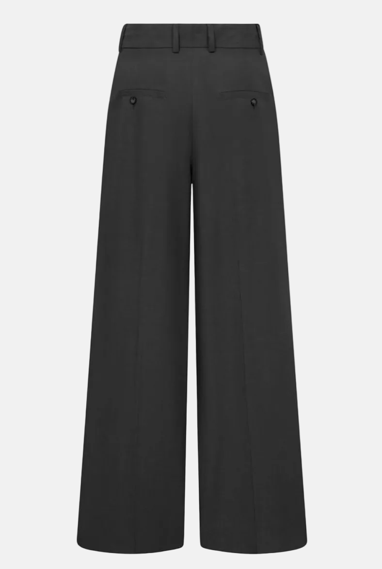 ROSSI Ivon Business Linen, Schwarz, Hose