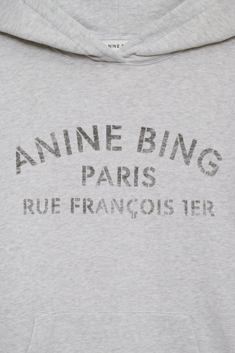 Anine Bing Harvey Sweatshirt in Heather Grey – Ansicht 2