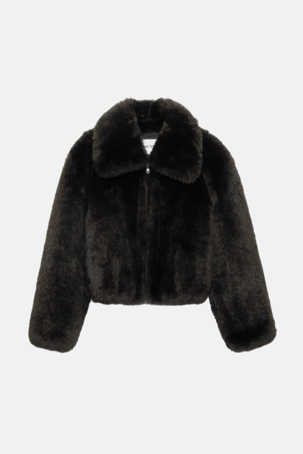 Stand Studio Aya Jacket in Dark Brown