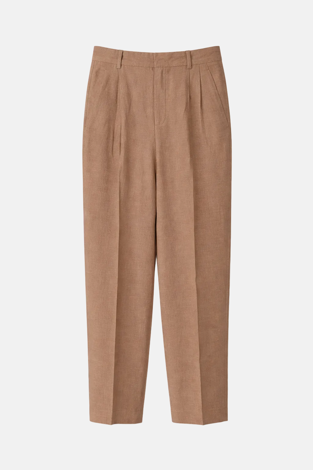 ROSSI Noa Crop Business Linen, Toffee, Hose