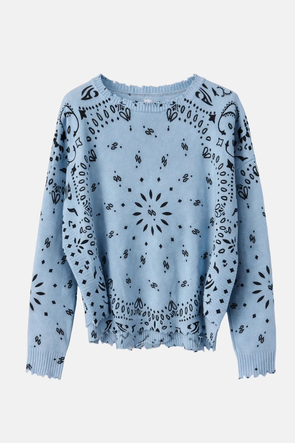 KUJTEN, Mela Bandana, Bleu Zephir, Pullover