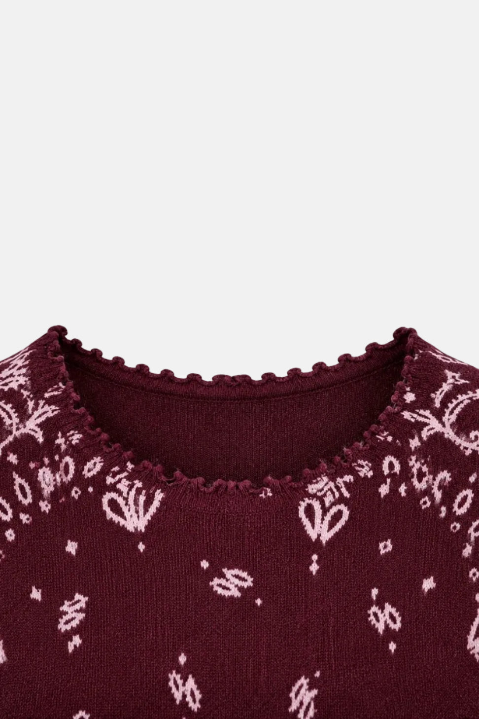 Kujten Mela Bandana Bico, Bordeaux, Pullover