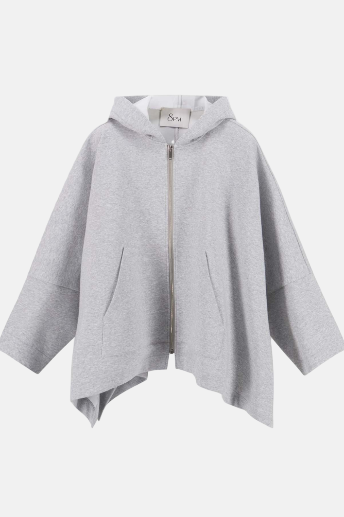 8PM Santorini, Light Grey Melange, Cardigan