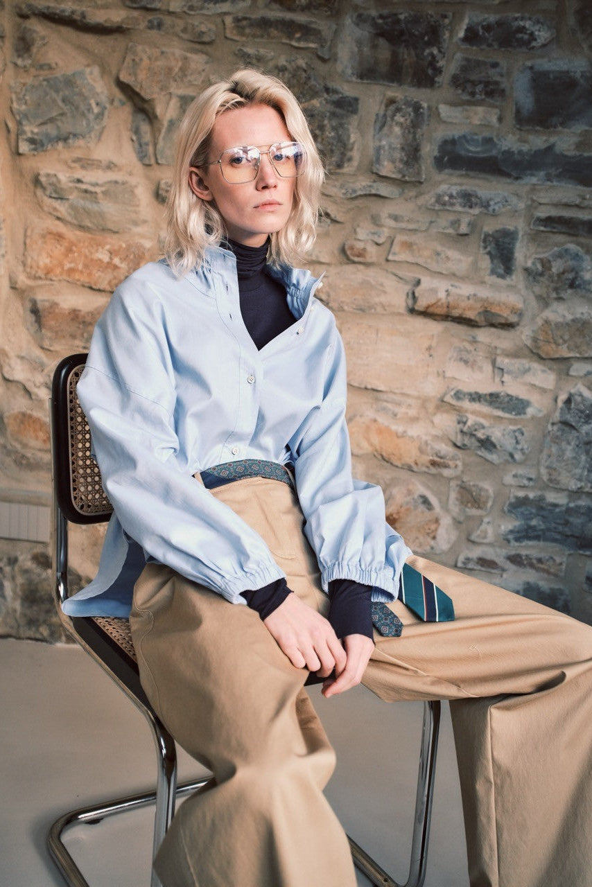 8PM Newbury-A, Azzurro Oxford, Hemd