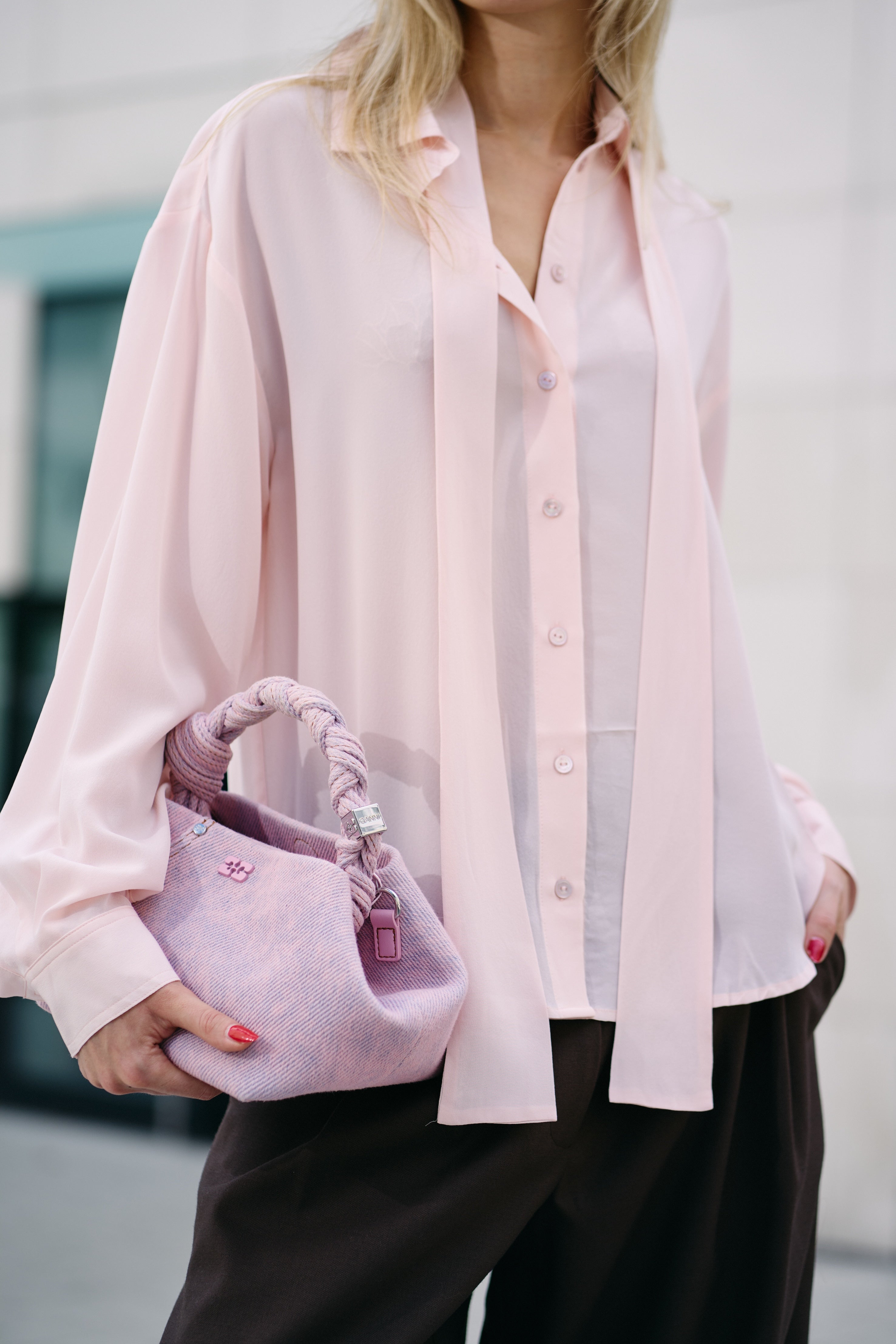 Ulla Johnson Lise, Powder, Seidenbluse
