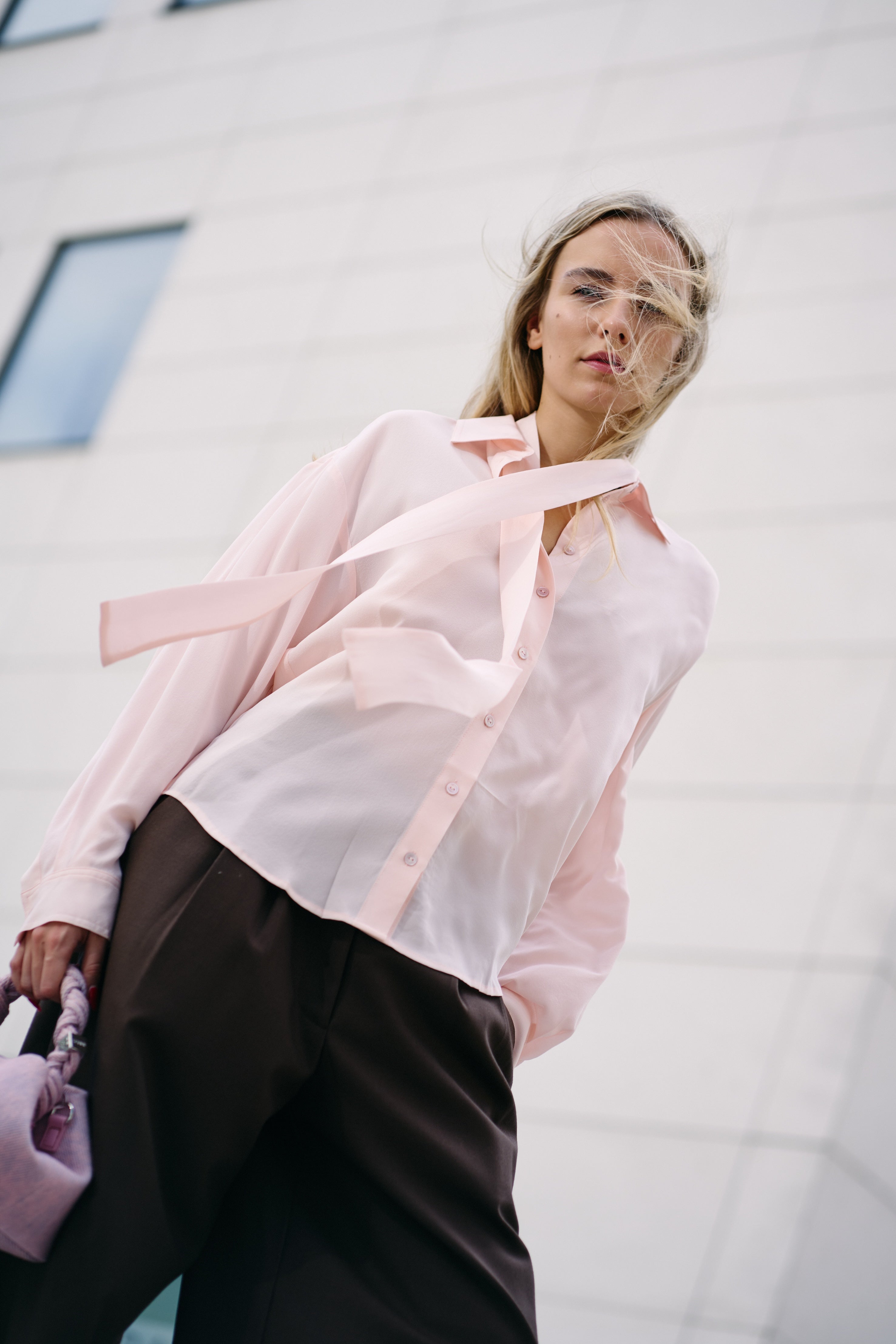 Ulla Johnson Lise, Powder, Seidenbluse