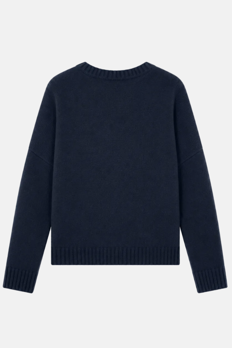 KUJTEN Amelie Marine Fonce Pullover in Blau – Ansicht 2