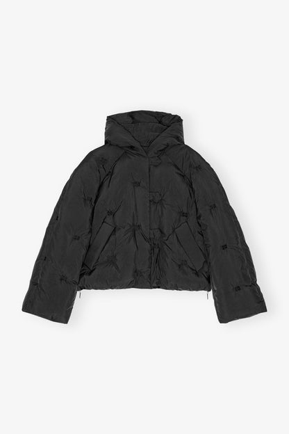 Nylon Puffer, Black, Jacke