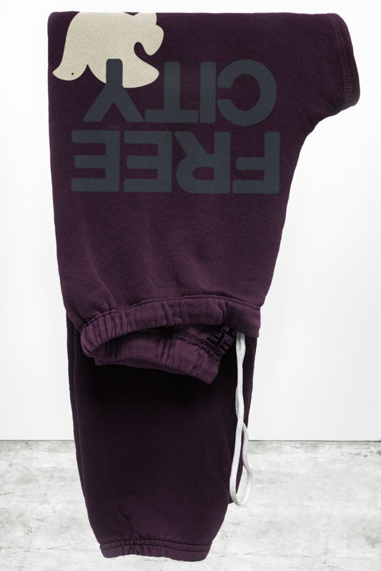 Large Sweatpant, Eggplant, Jogginghose