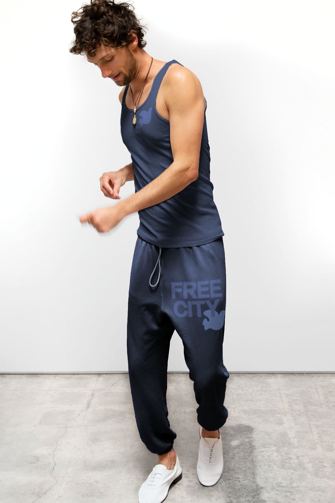 Free City Supervintage, Moonshrooms Blue, Tanktop