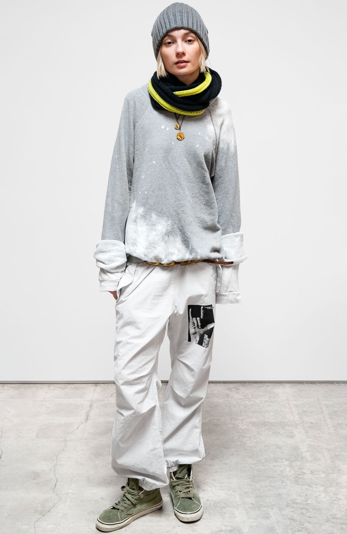 Free City Rabbit, Heather, Sweatshirt