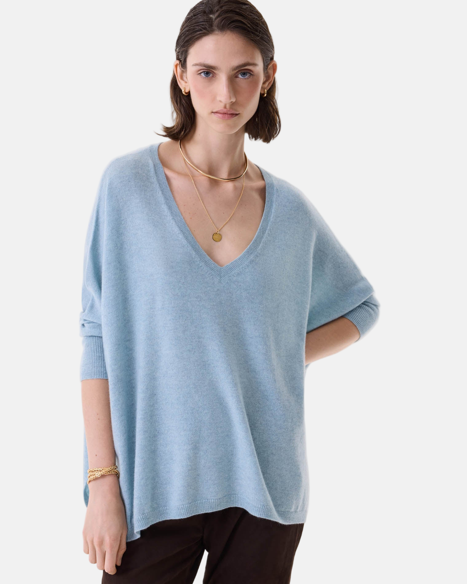 KUJTEN Minie, Bleu Vintage, Sweater