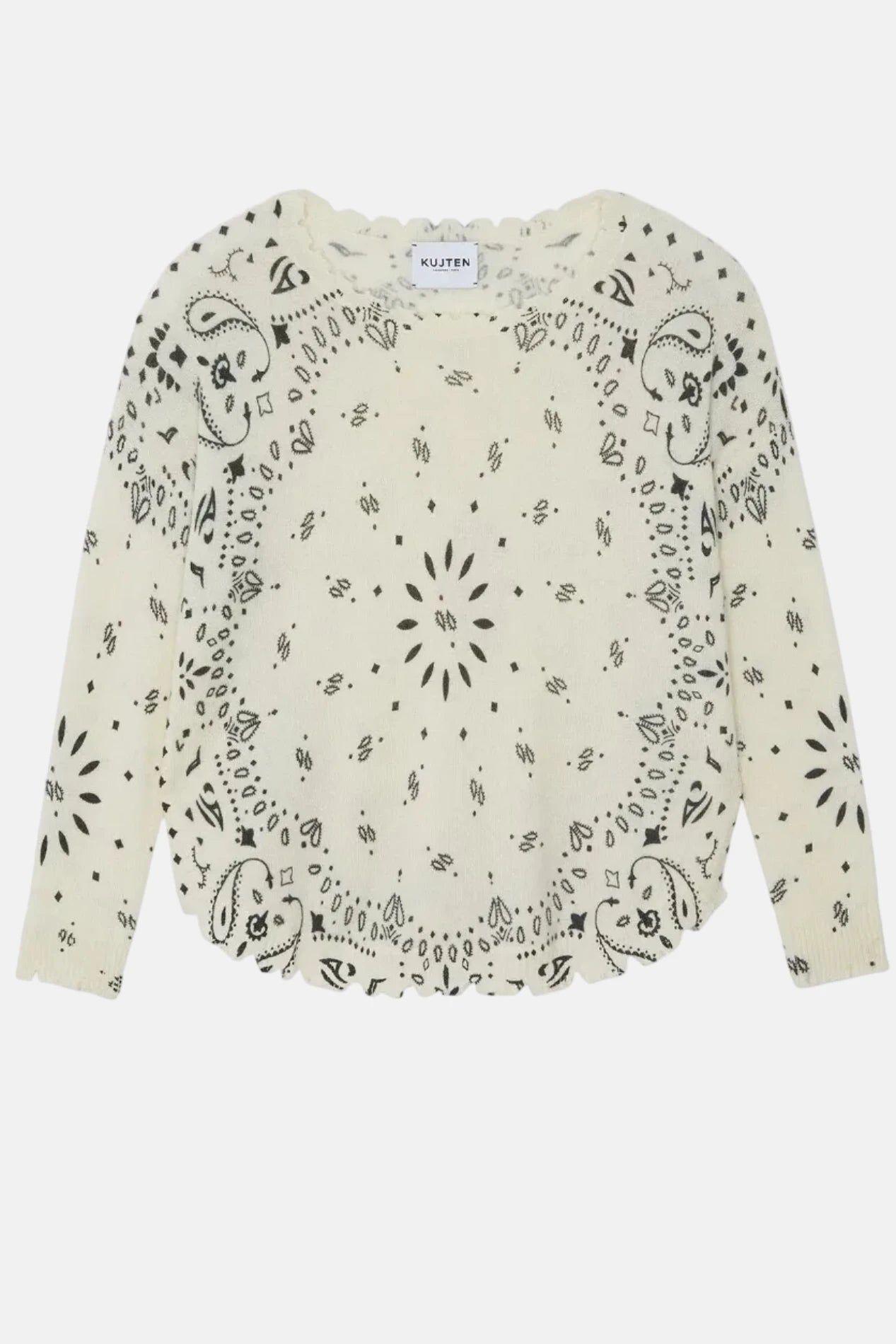 KUJTEN, Mela Bandana, Blanc, Pullover