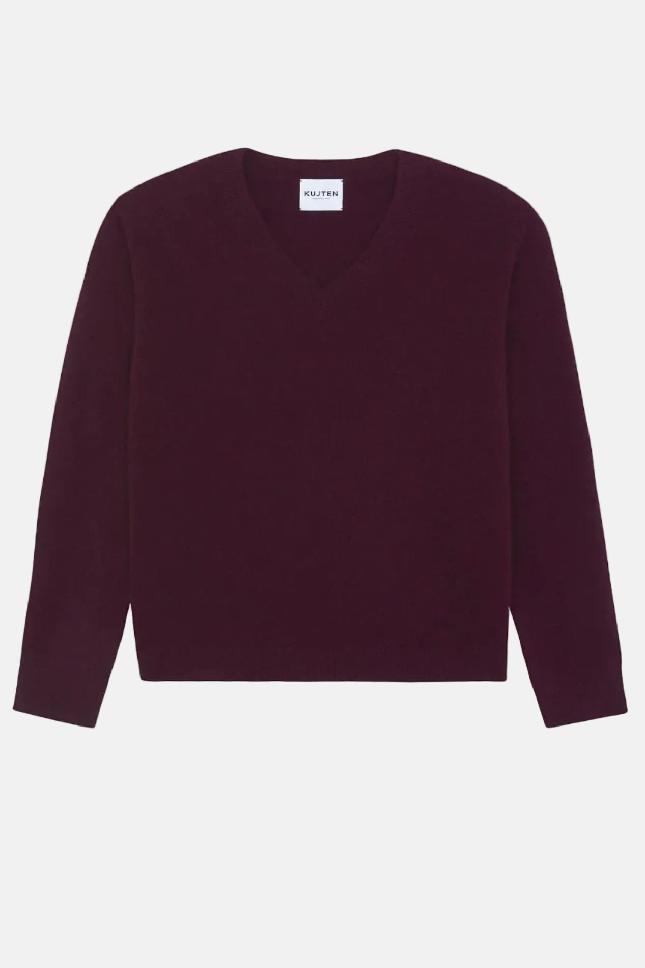 Kujten Lita, Bordeaux, V-Neck Pullover
