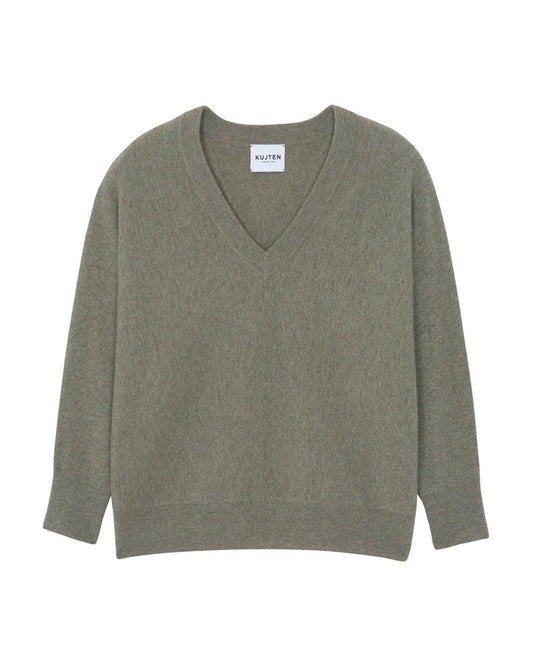 Line, Kaki Chine, Cashmere Sweater