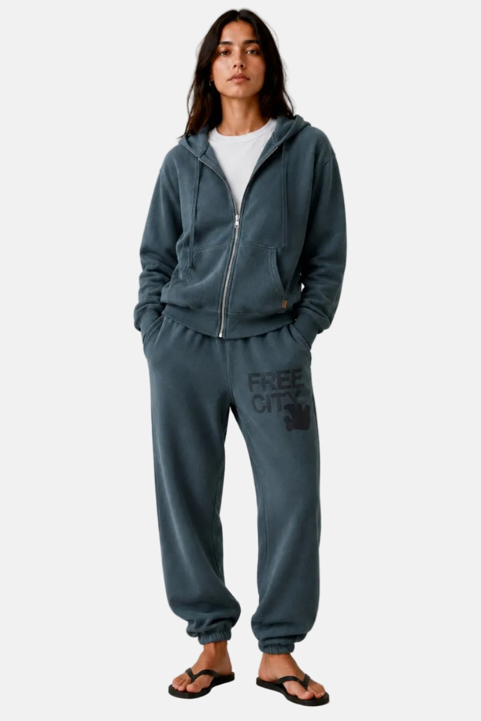 Free City Superfluff Lux, Spacerocks, Zip Hoodie