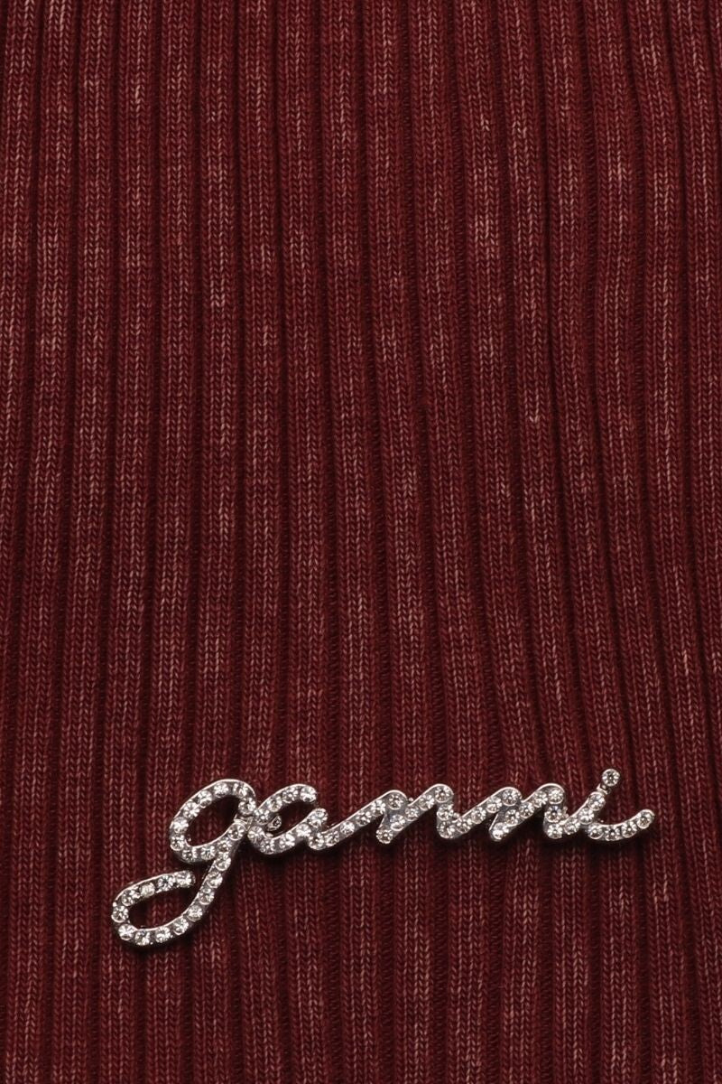 GANNI Heavy Rib, Port Royale, Tank Top