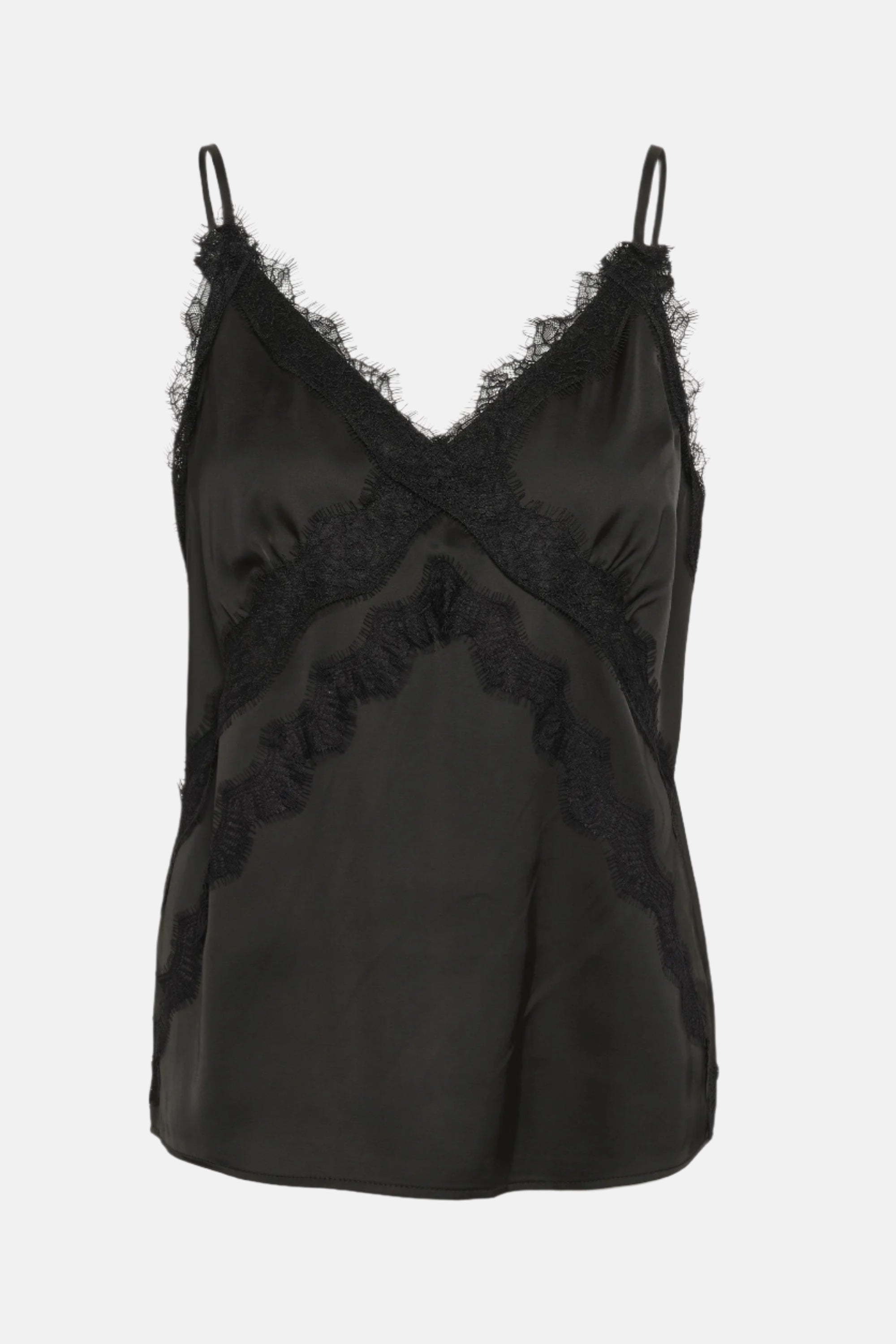 Gestuz Sachi, Schwarz, Slip Top