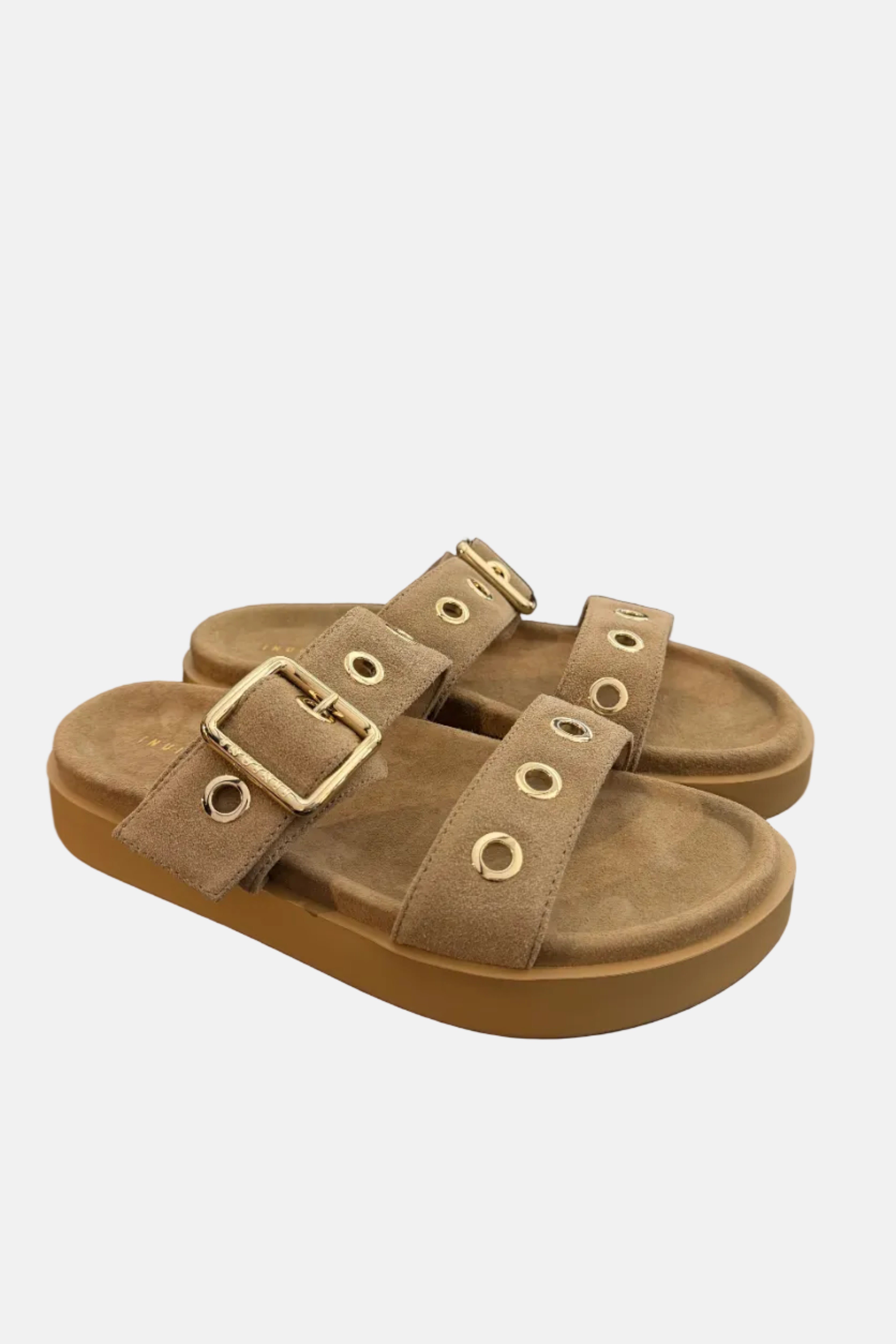 INUIKII Tilda Buckle, Beige, Pantoletten