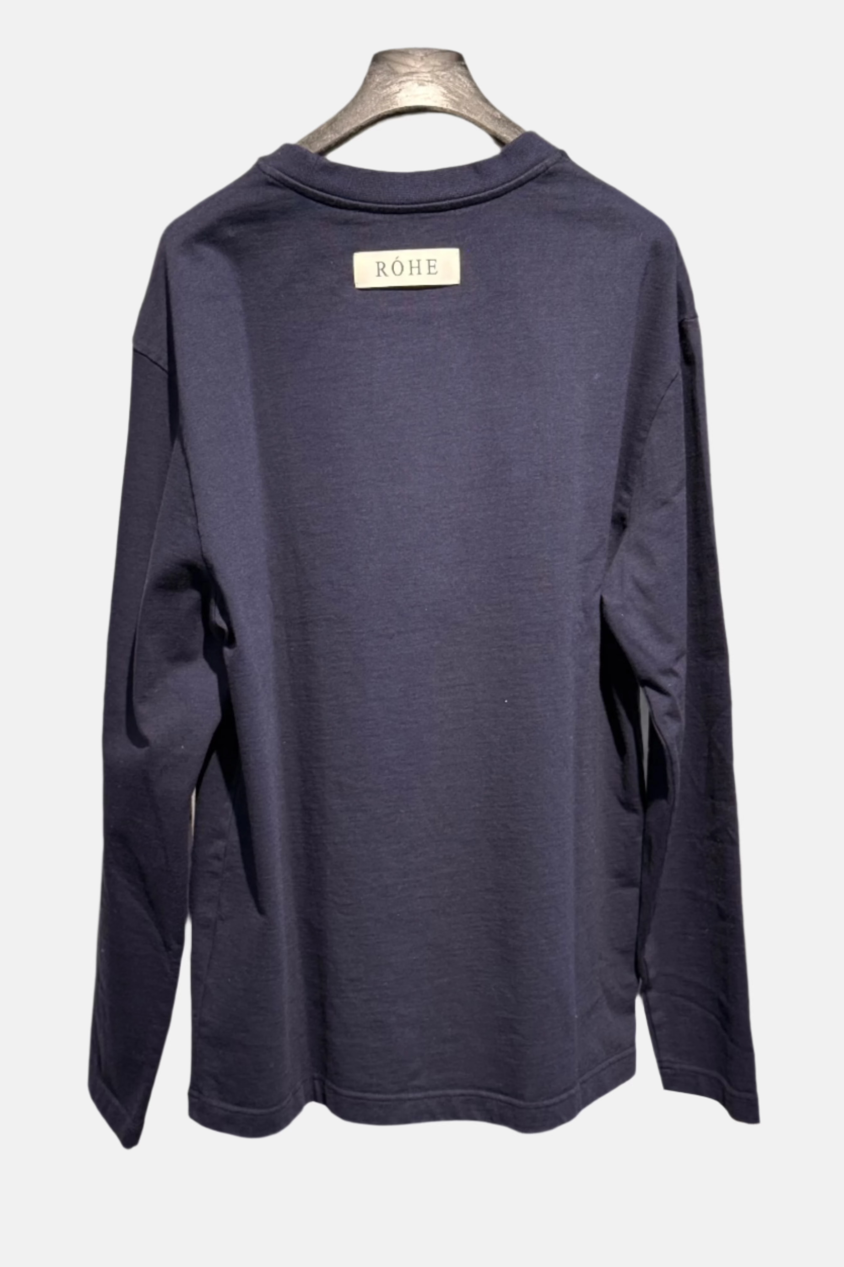 Róhe Long Sleeve, Indigo, Shirt