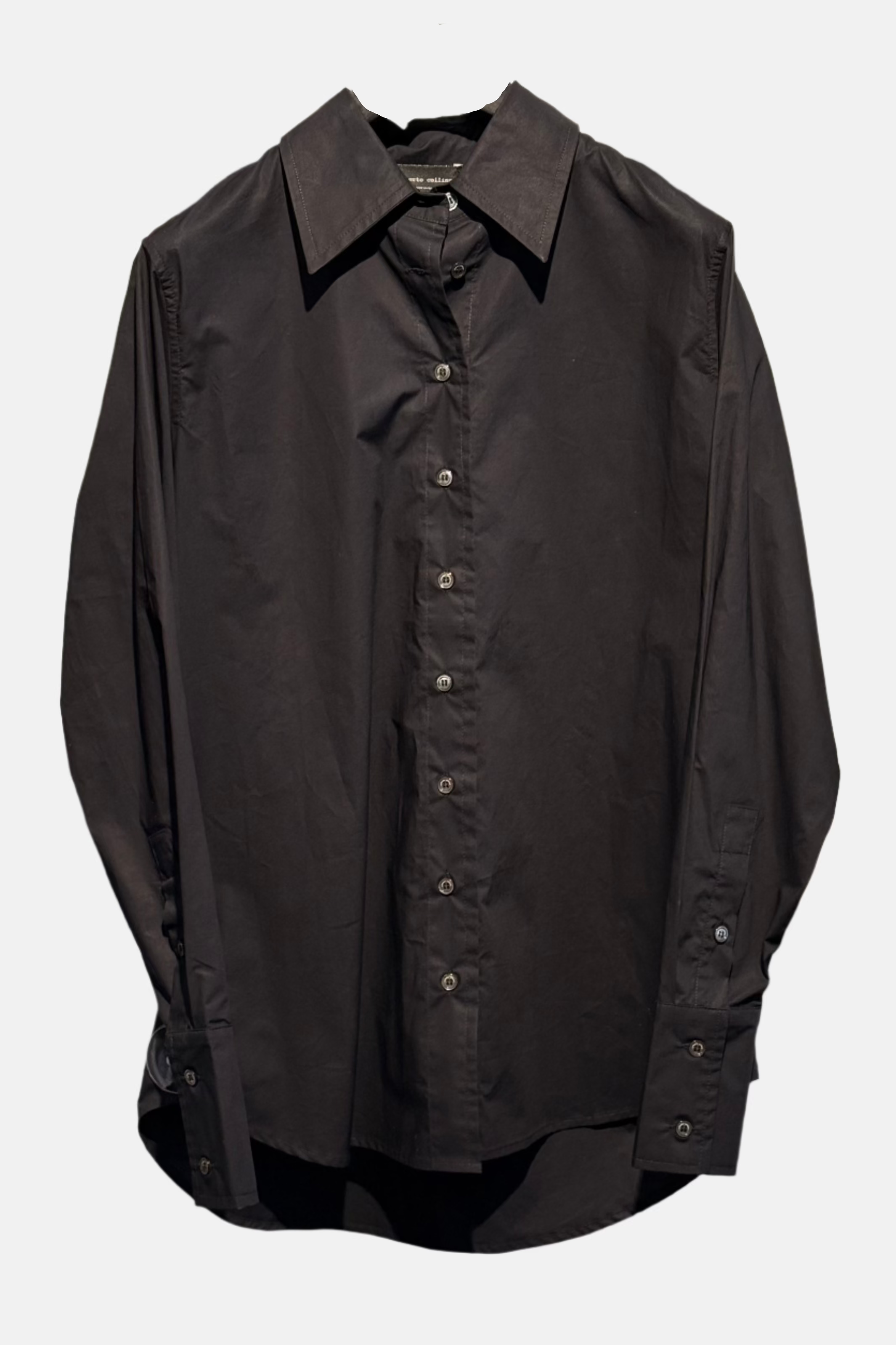 Roberto Collina Camicia, Nero, Bluse