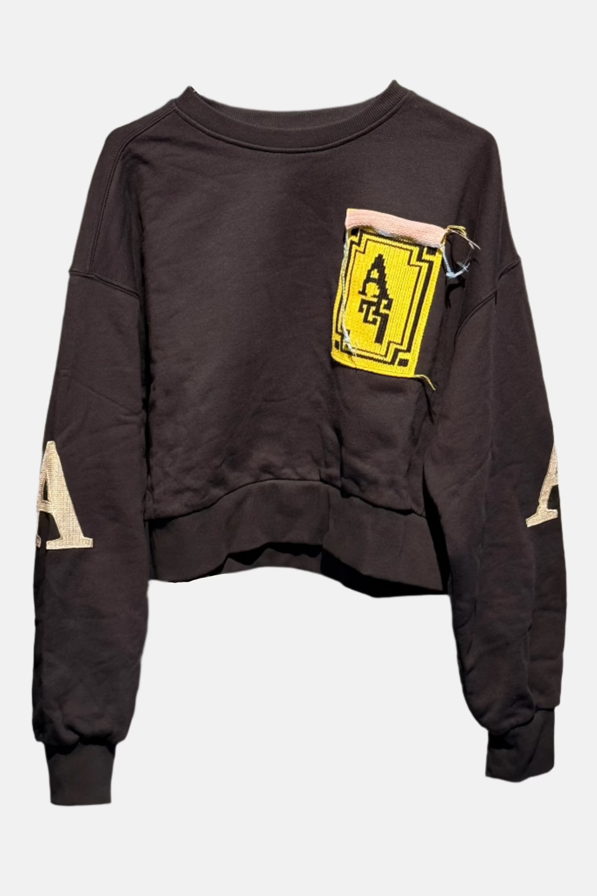 Al Ain ASCX, Black, Crop Sweatshirt
