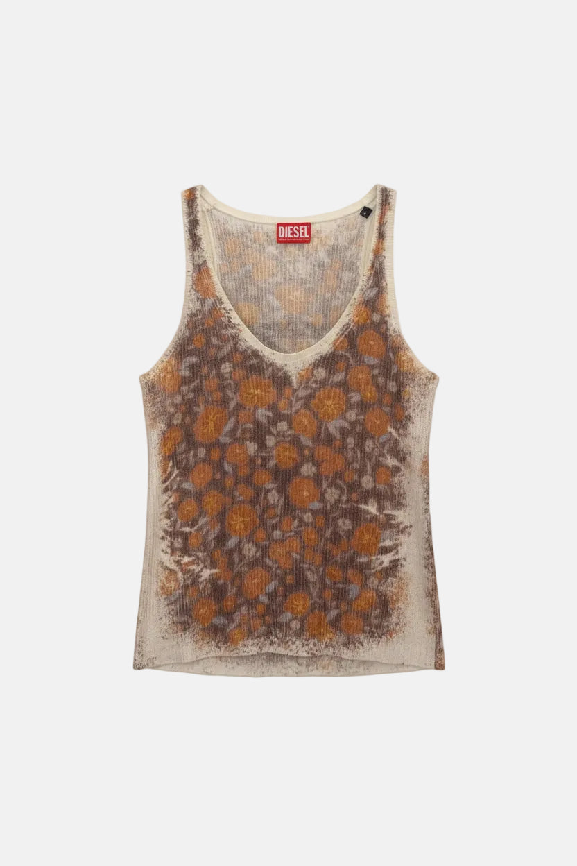 Diesel M-Blommin, Braun/Orange, Top