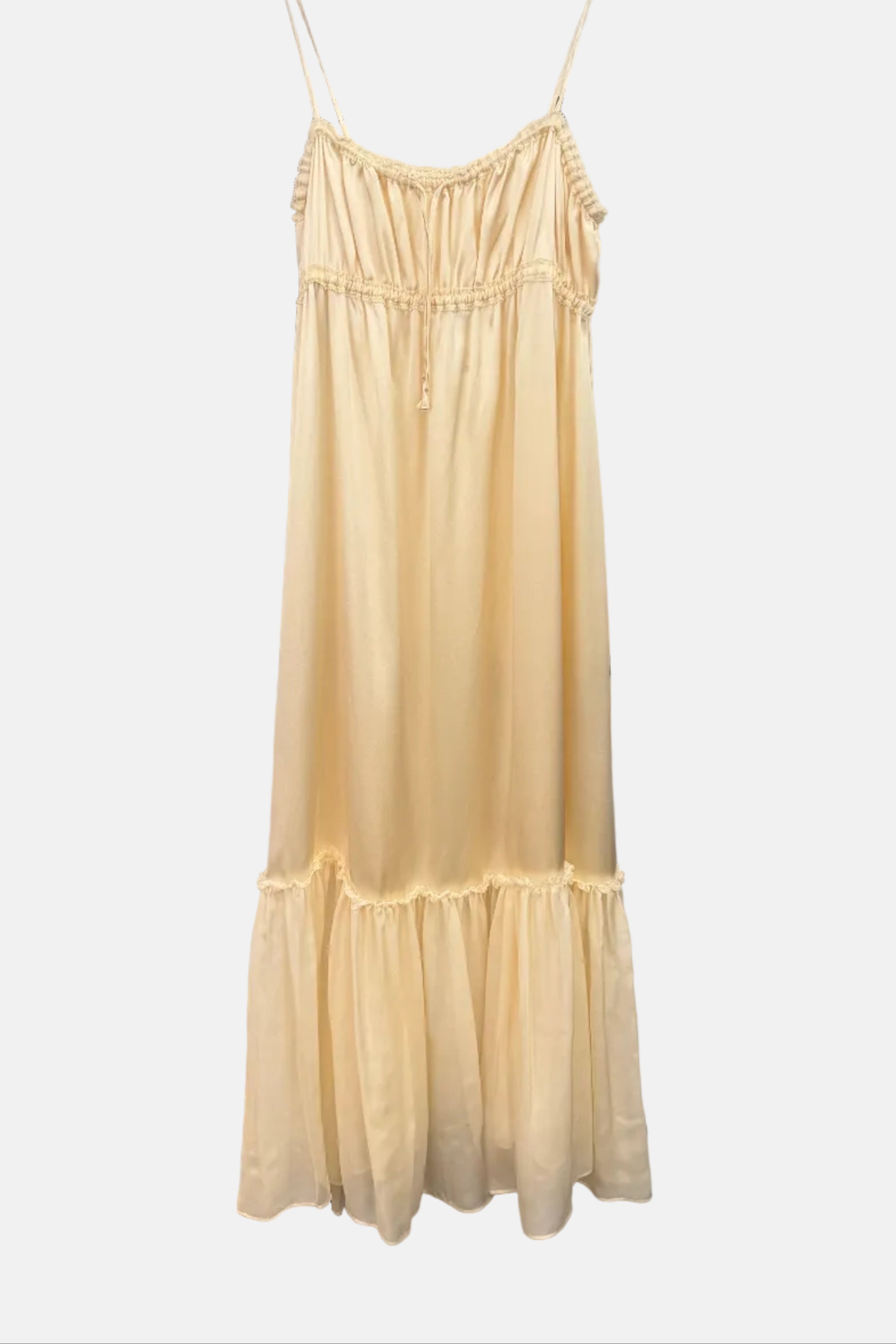 Ulla Johnson Marielle Cami, Ivory, Seidenkleid