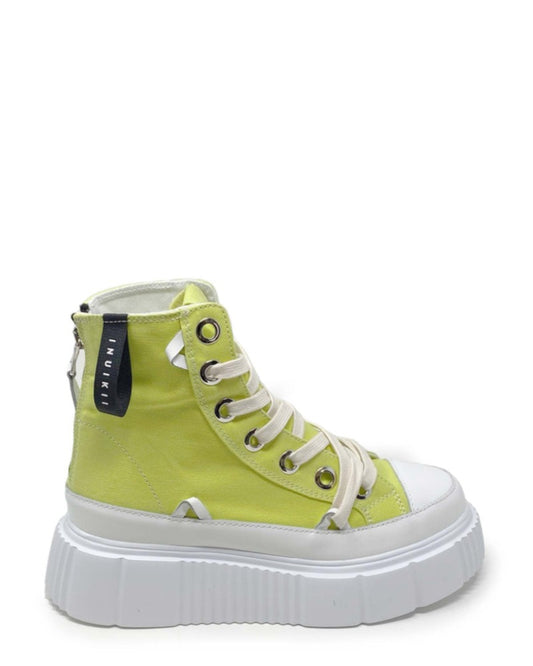 Matilda Canvas High, Lime, Sneaker