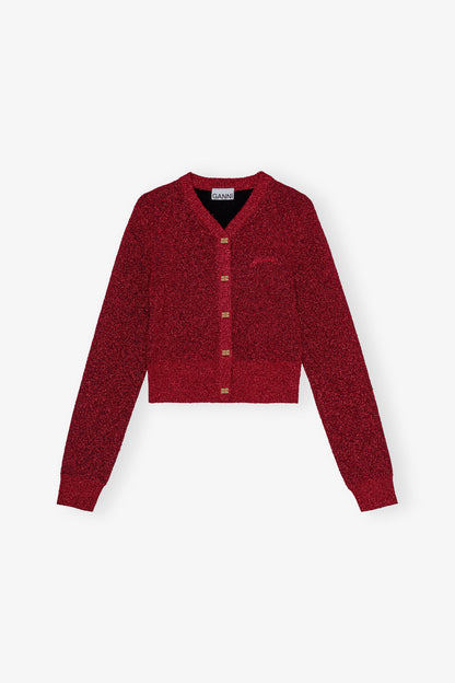 Sparkle, Red, Cardigan