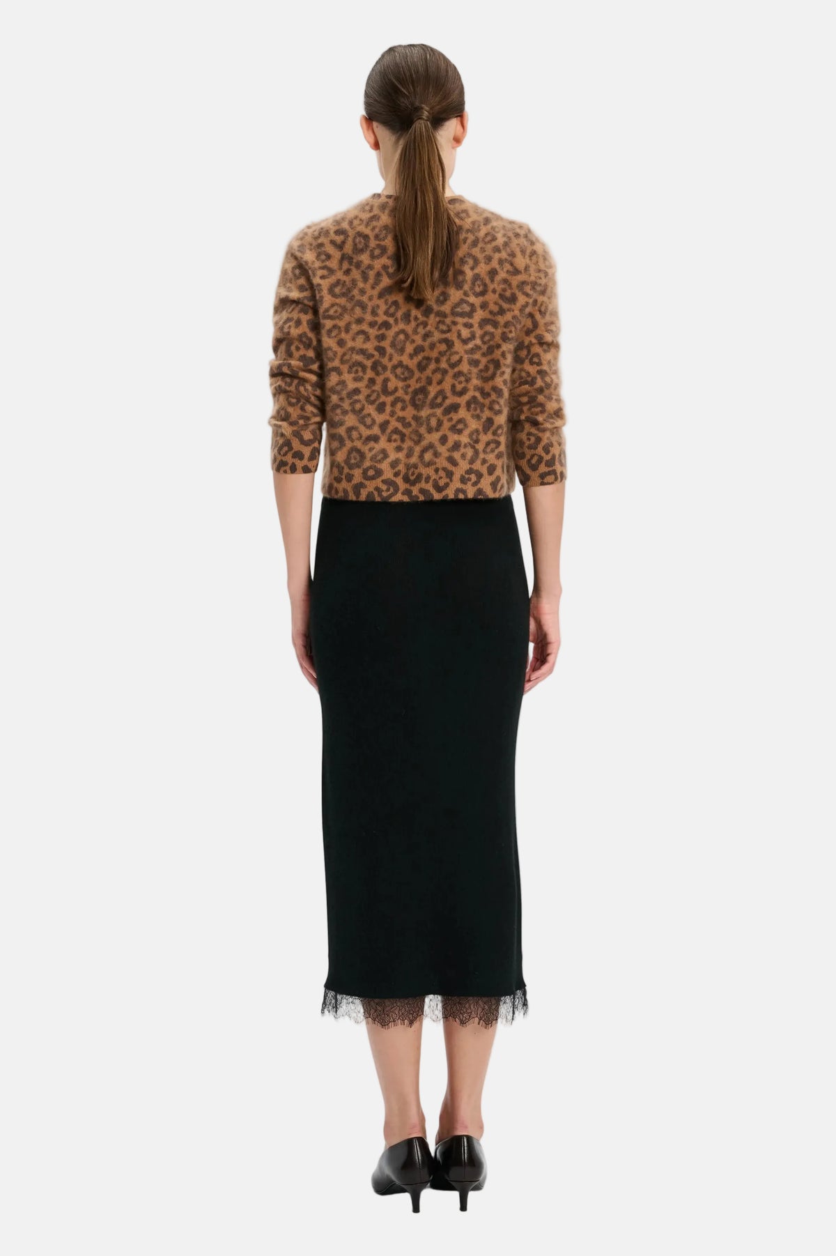 Arch4 Blackwood Cardigan in Leopard, Ansicht 4