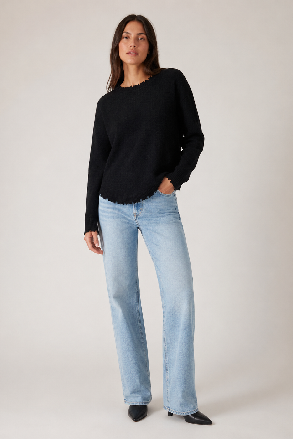 Kujten Mela, Noir, Pullover