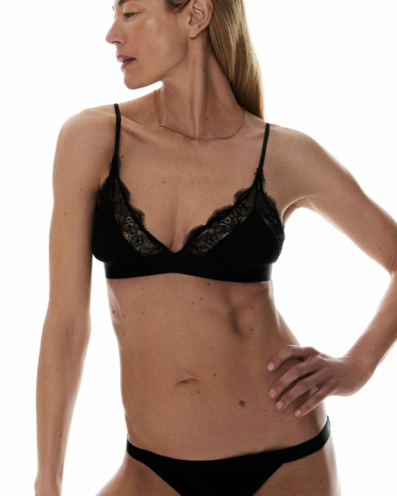 Love Stories Love Lace, Black, Bralette