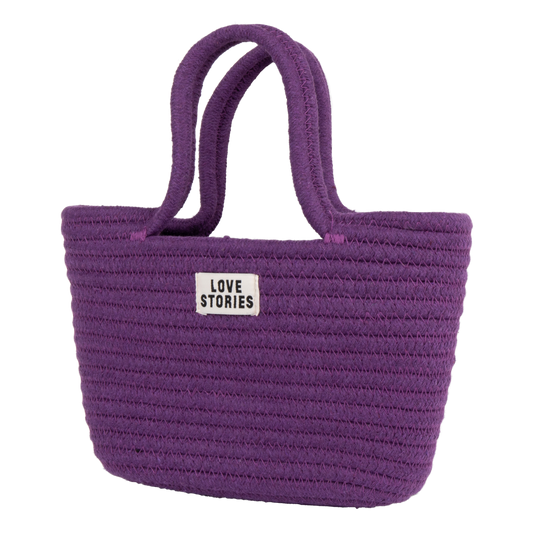 Basket, Purple, Tasche