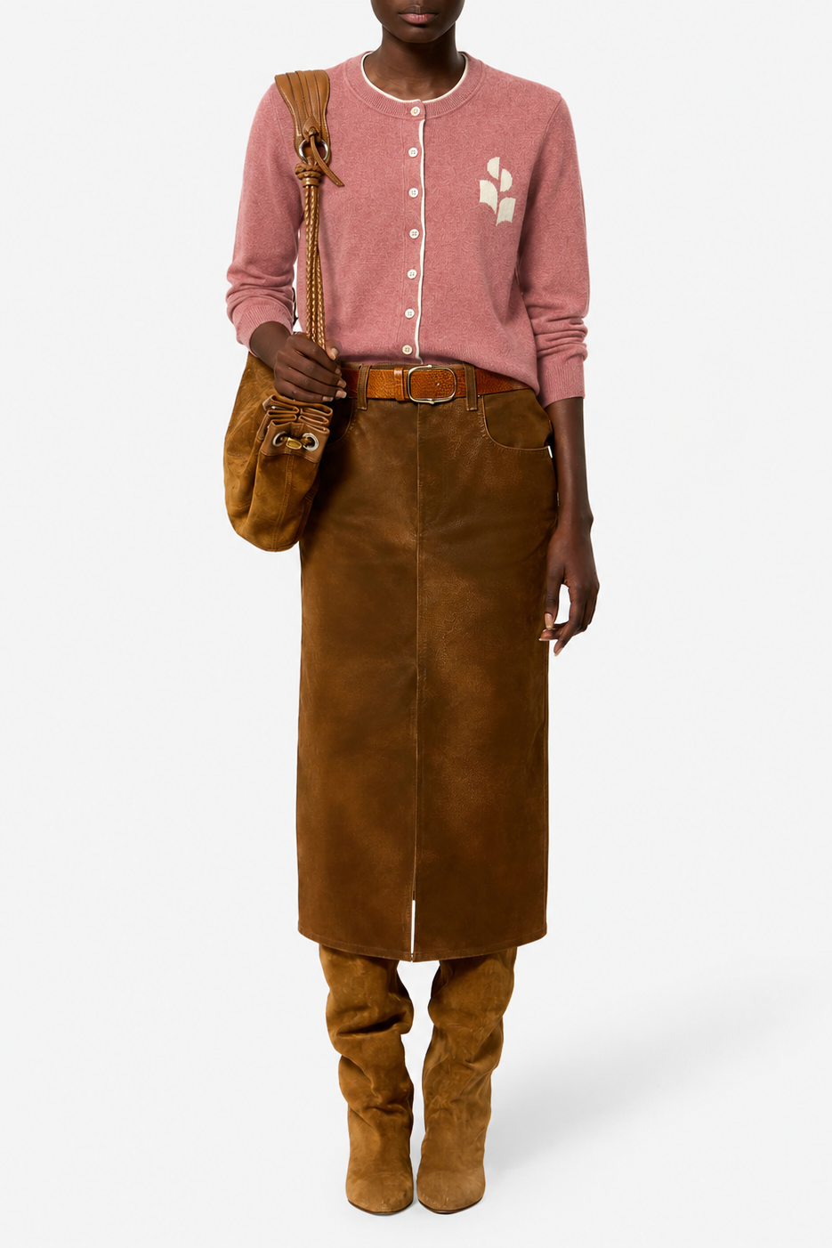 Marant Étoile Lona, Old Pink/Light Grey, Cardigan