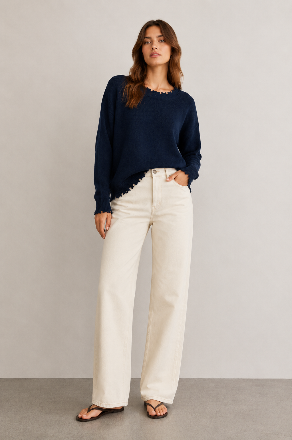 Kujten Mela, Marine Fonce, Pullover