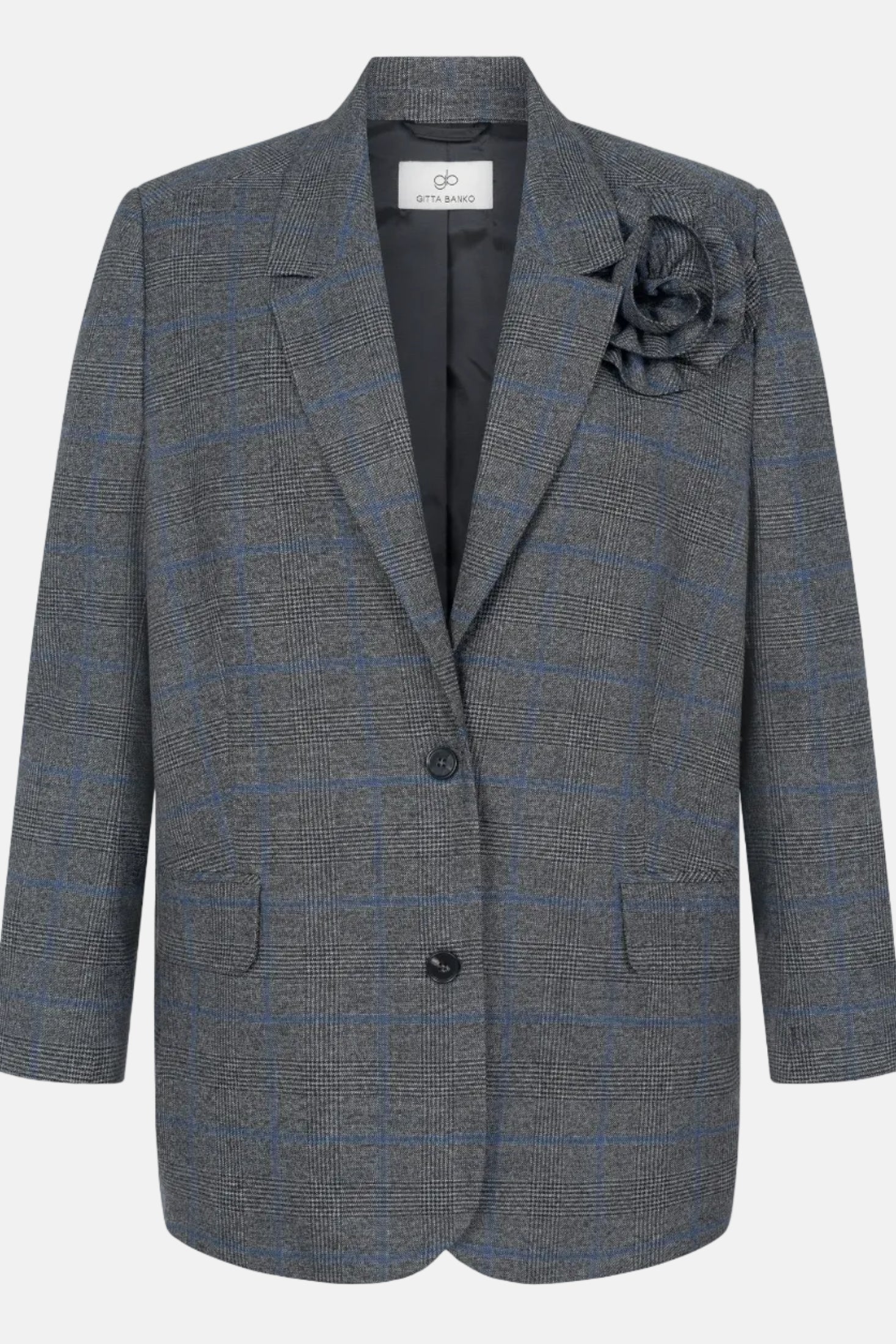 Gitta Banko Elenor, Grey Checked, Blazer