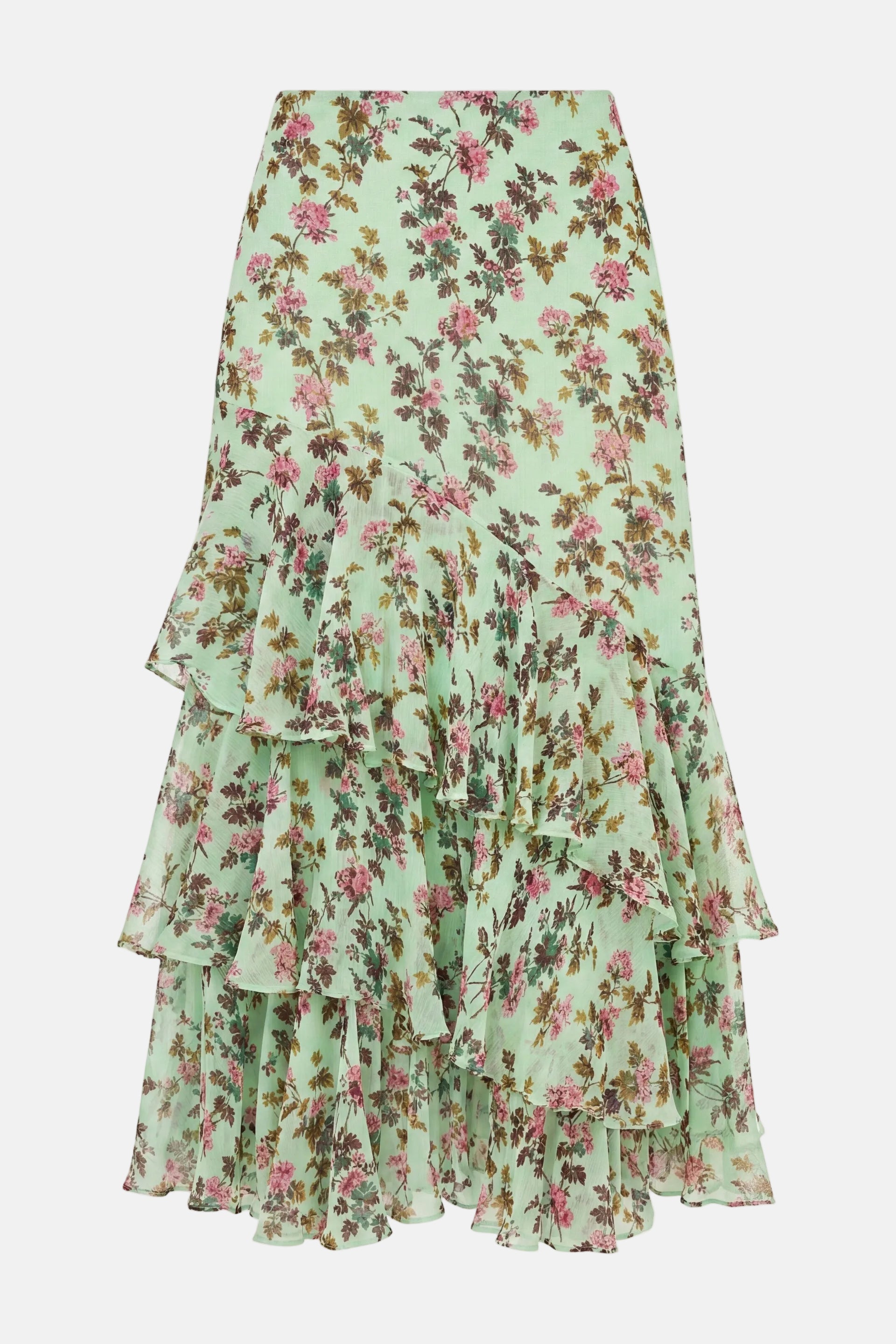 Ulla Johnson Meadow, Opaline, Midi Seidenrock