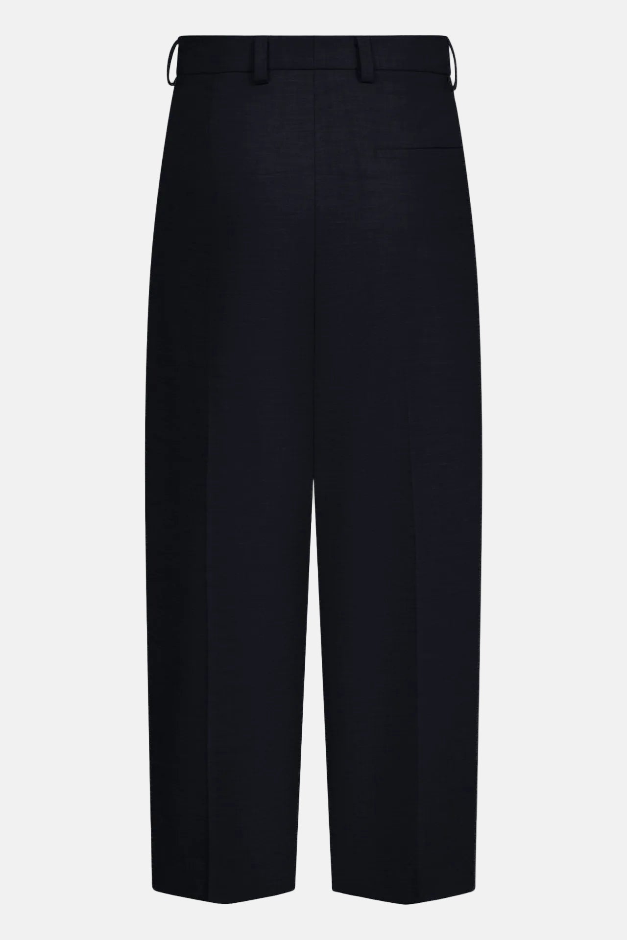 ROSSI Noa Crop Flannel Marine Hose in Blau – Ansicht 2