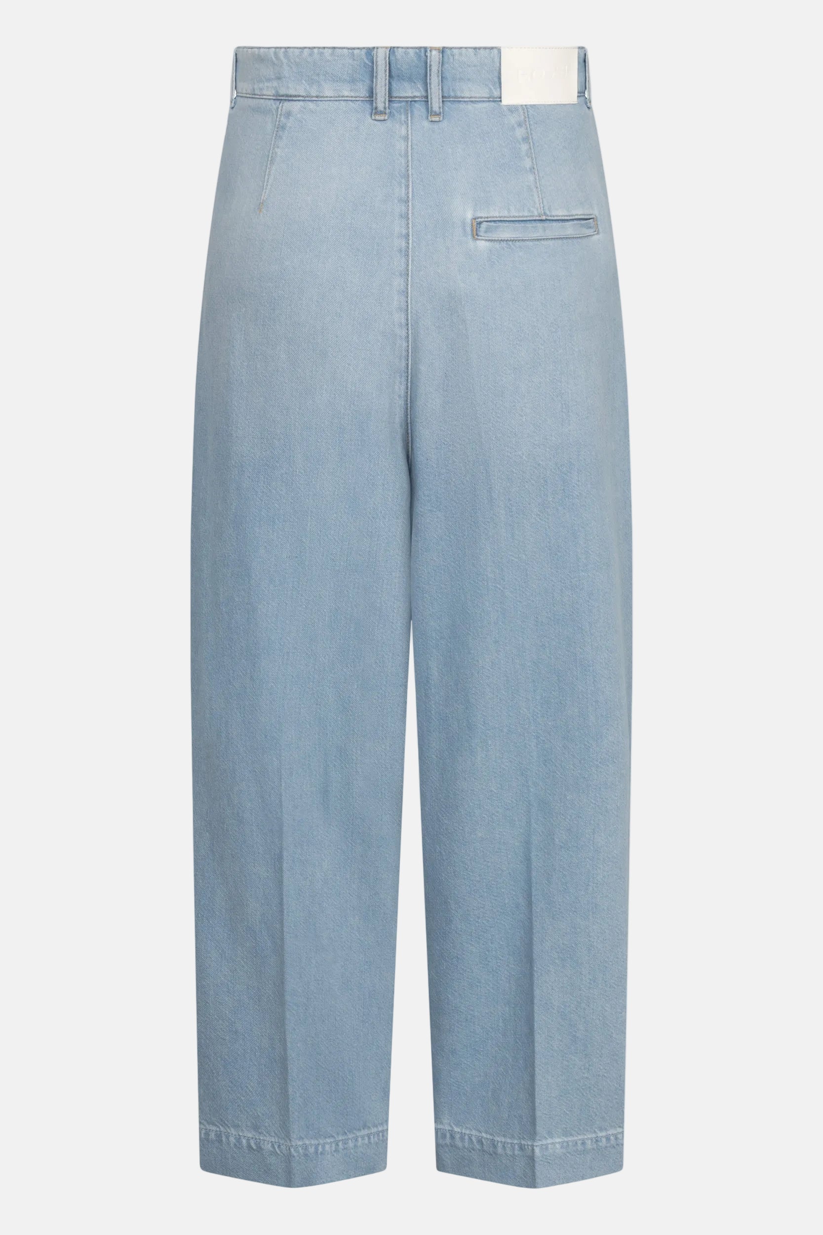 ROSSI Noa Crop Linen Mix Denim, Hellblau, Jeans