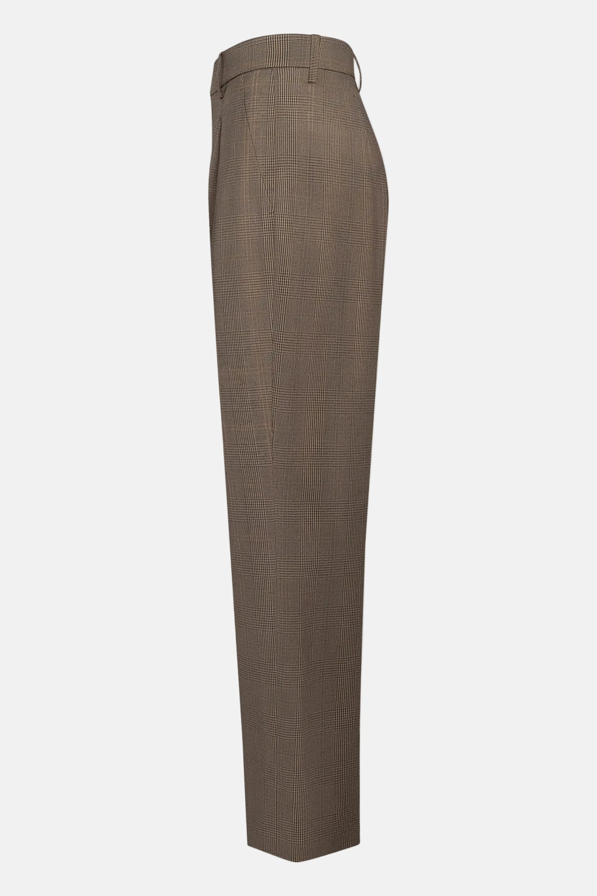 ROSSI Nomy, Marron à motifs, Pantalon