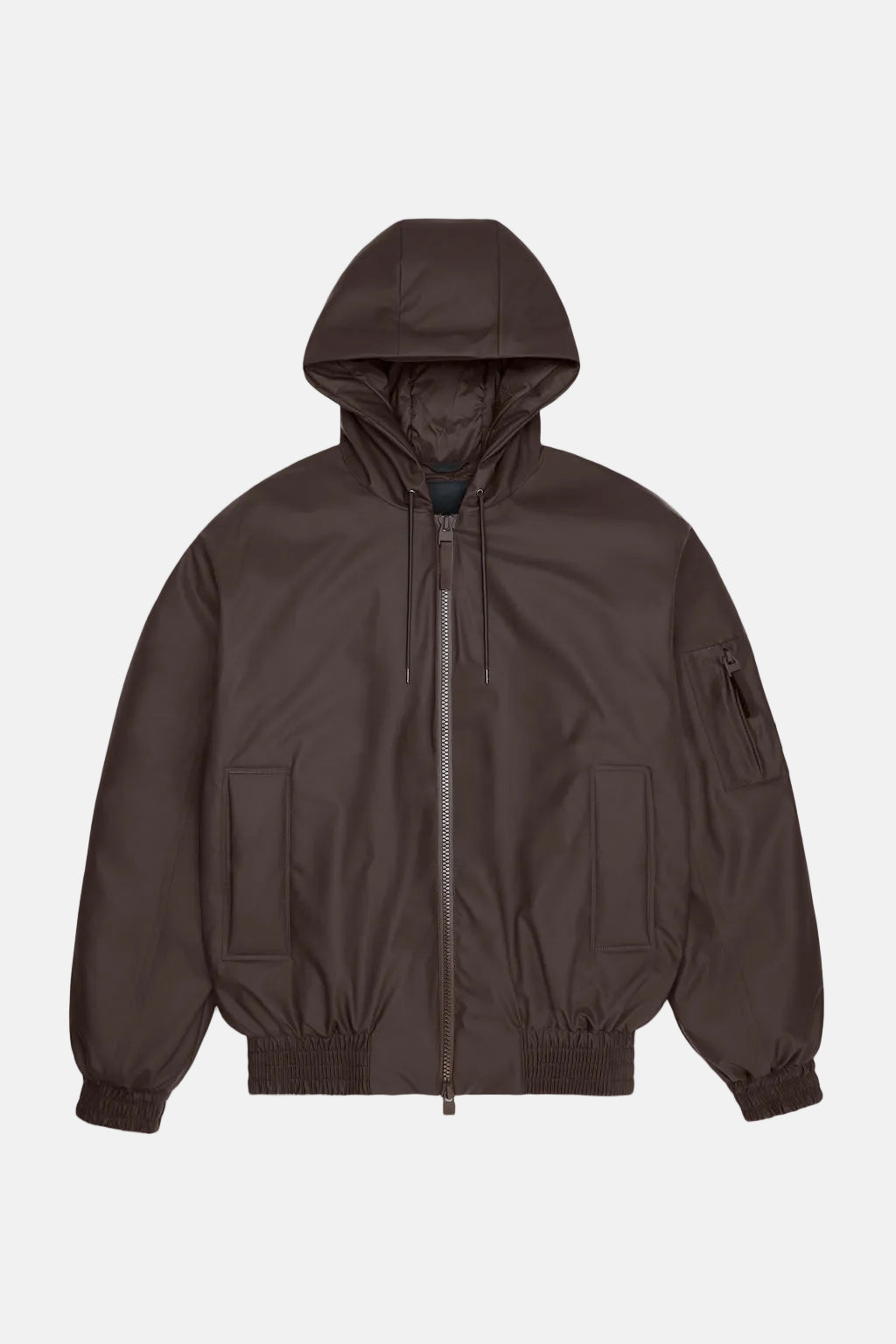 Rains Lohja Insulated Bark Bomberjacke W3T1 Jacke in Braun