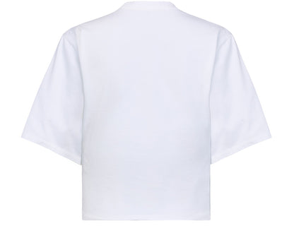 Fitted with Logo, Optic White, T-Shirt